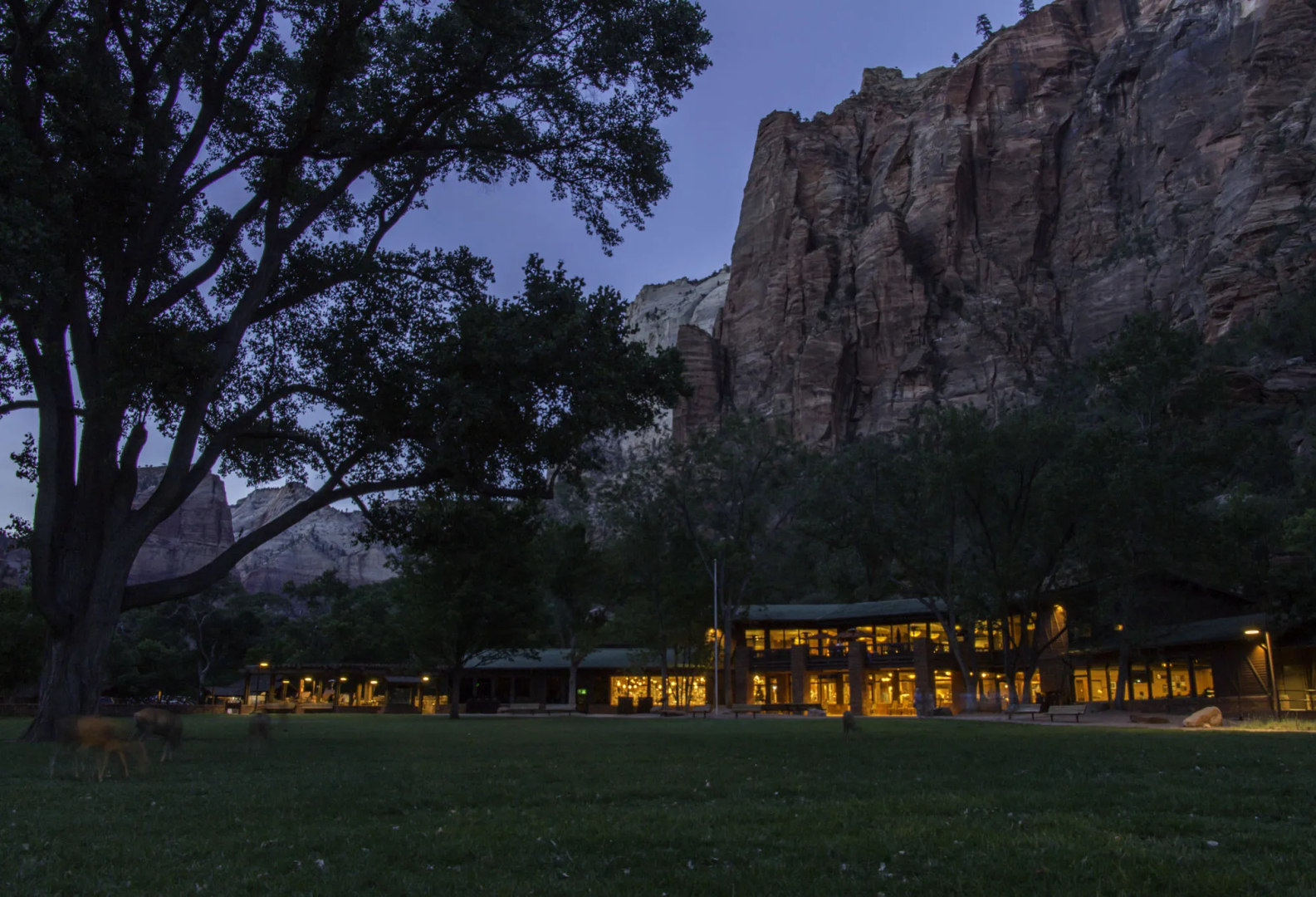 Zion Lodge - Inside the Park