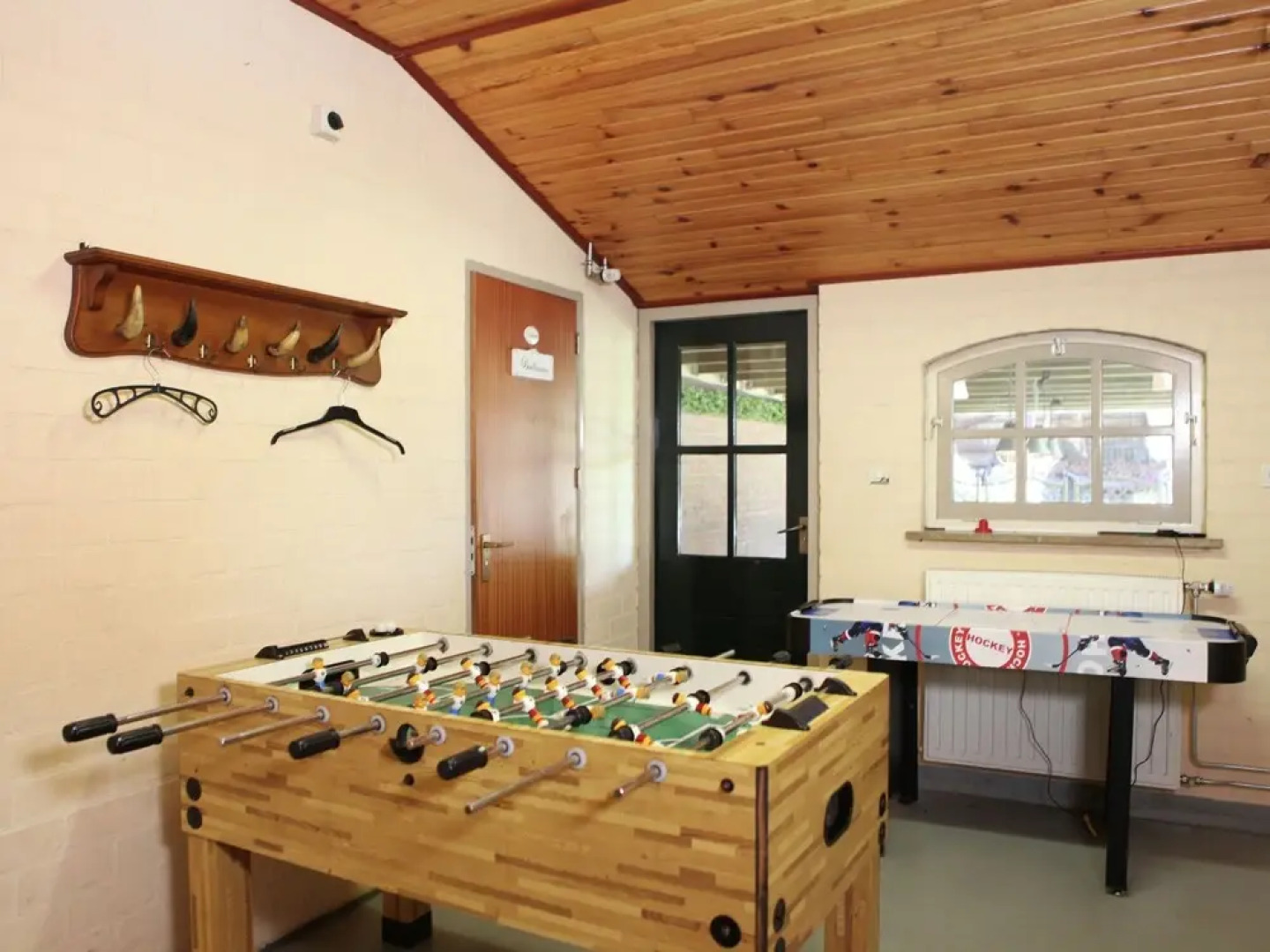 completely renovated back part of a farm