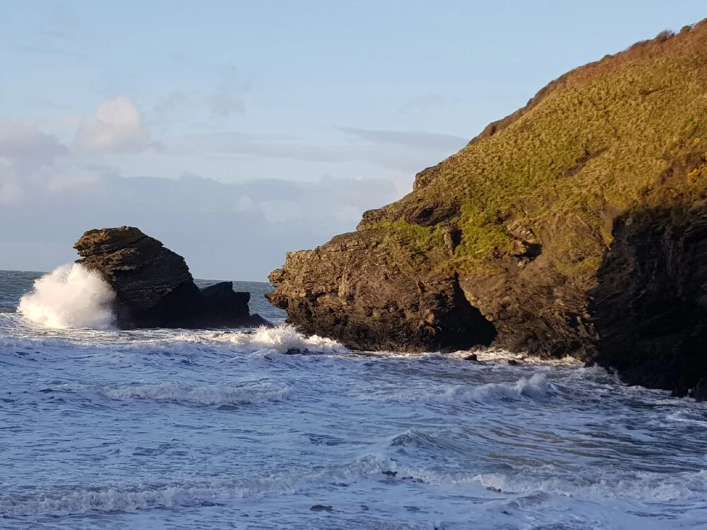 Country Stone/slate House in Tiny Market Village