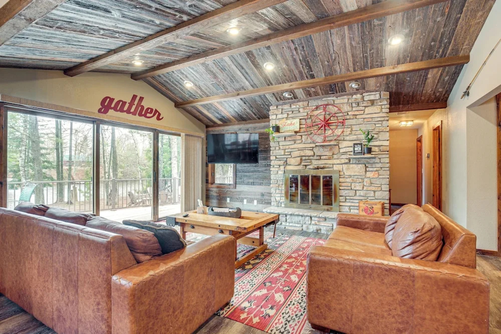 Waterfront Eagle River Lake Home w/ Boat Dock