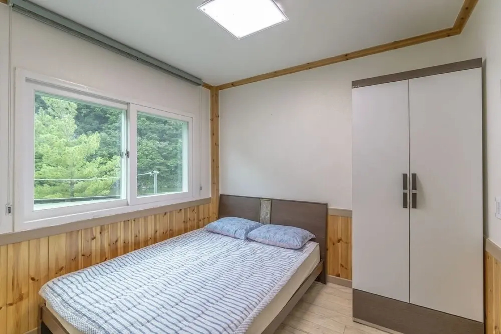 White Pension in Forest