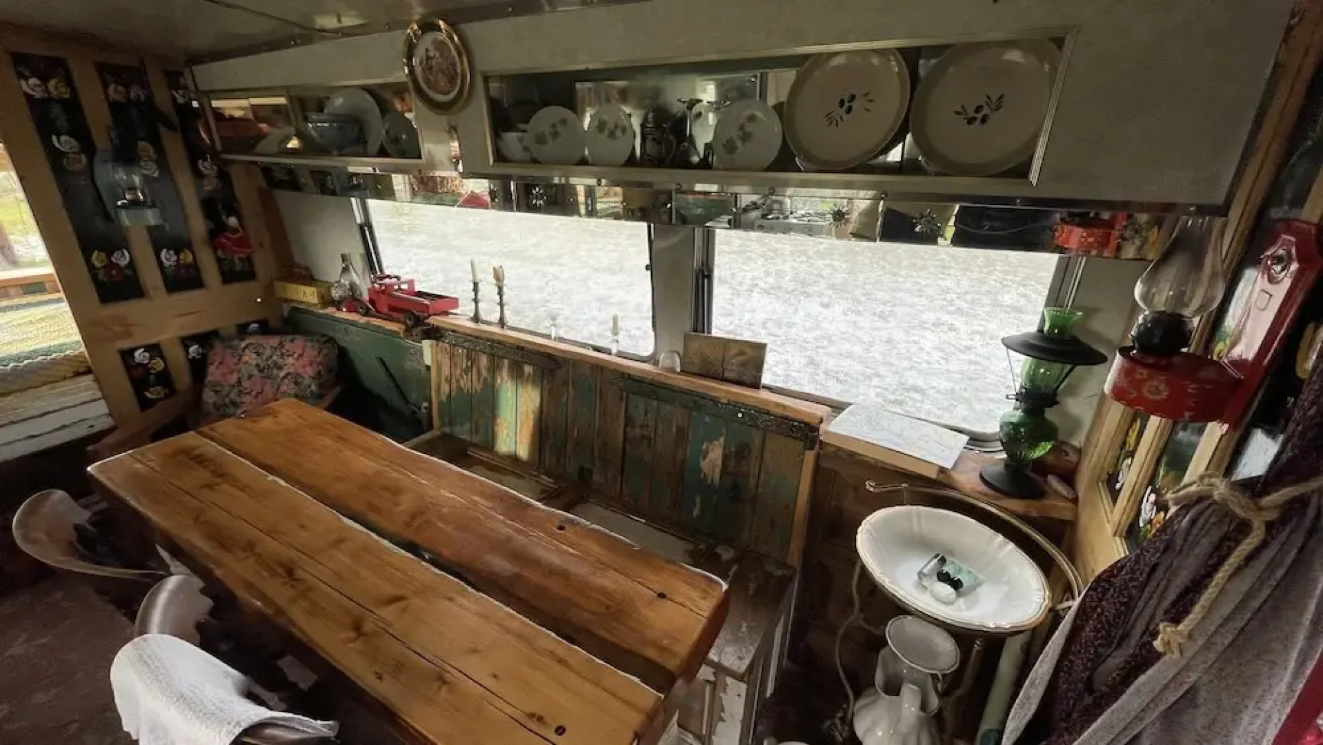 2 x Double Bed Glamping Wagon at Dalby Forest