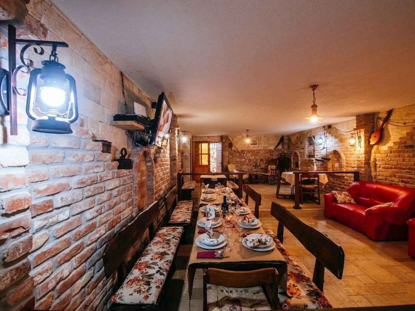 Traditional Stone House With Interiour Pool, Sauna, Garden, Terrace With BBQ