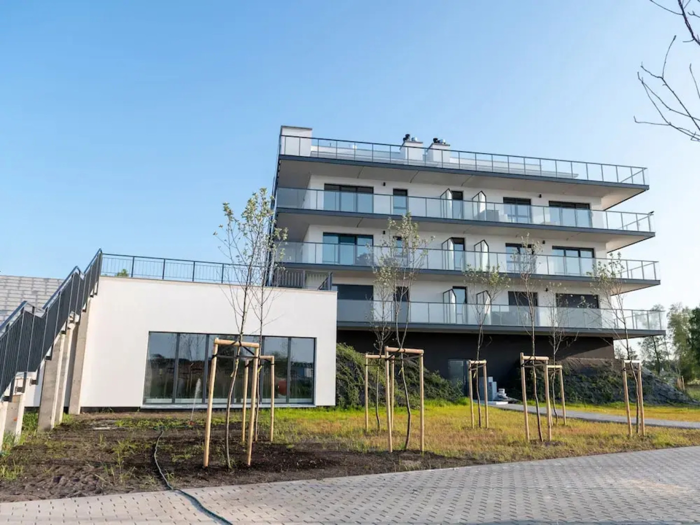 Apartment Overlooking the River, Sauna, Dziwnow