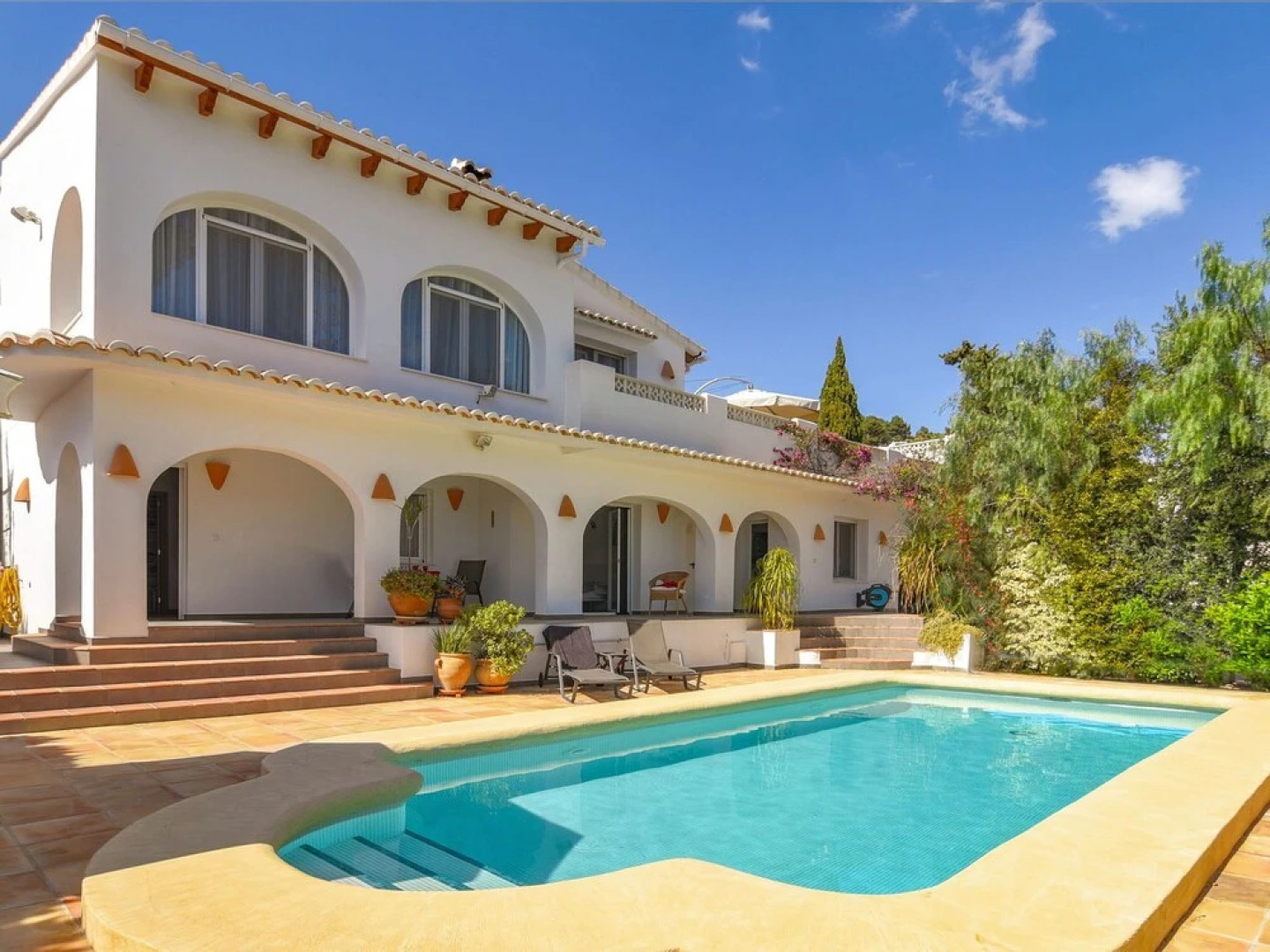 Beautiful 8-persn Villa in Moraira, Large Terraces and Heated Swimming Pool; Unique View
