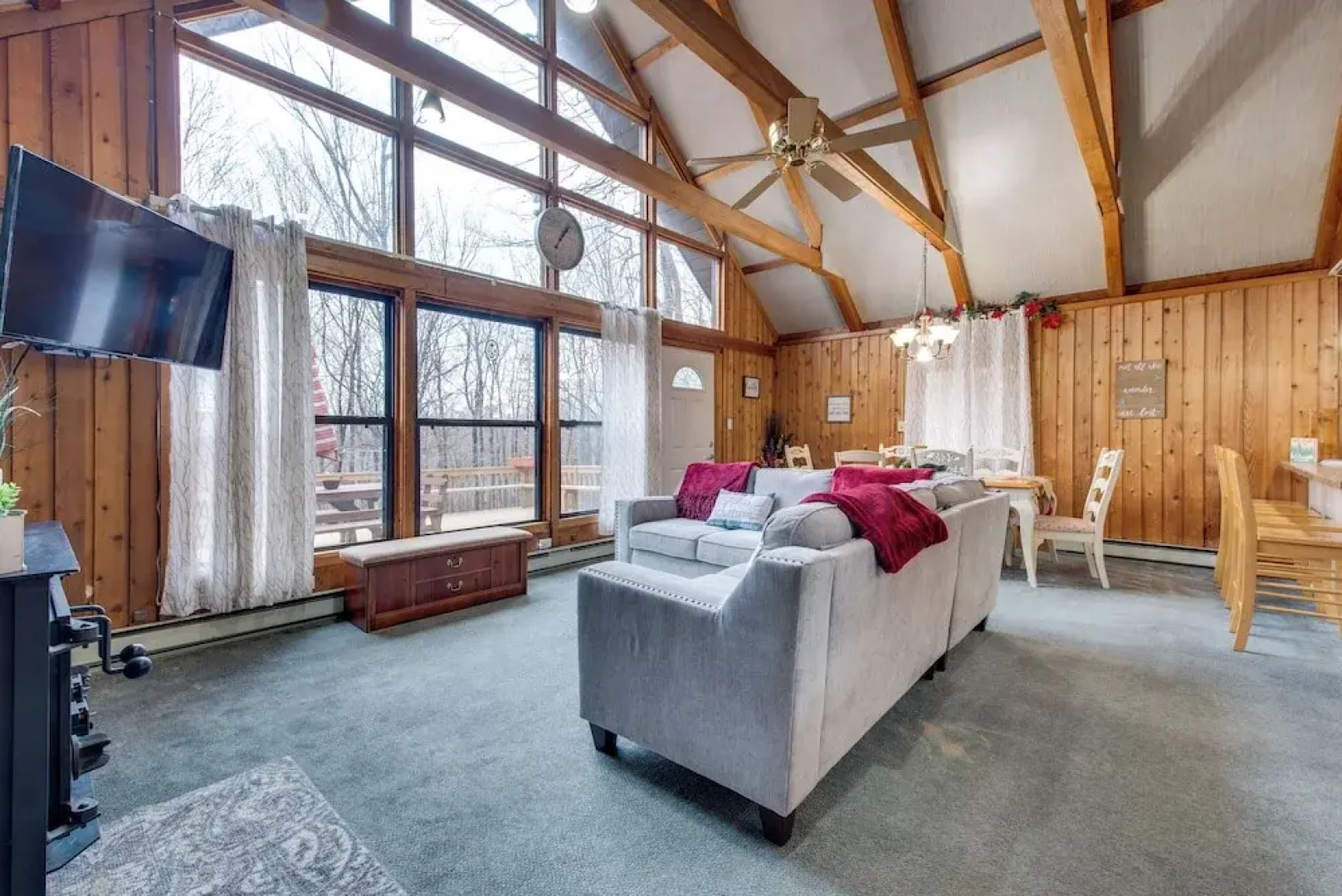 Fire Pit + Community Perks: Gouldsboro Cabin!