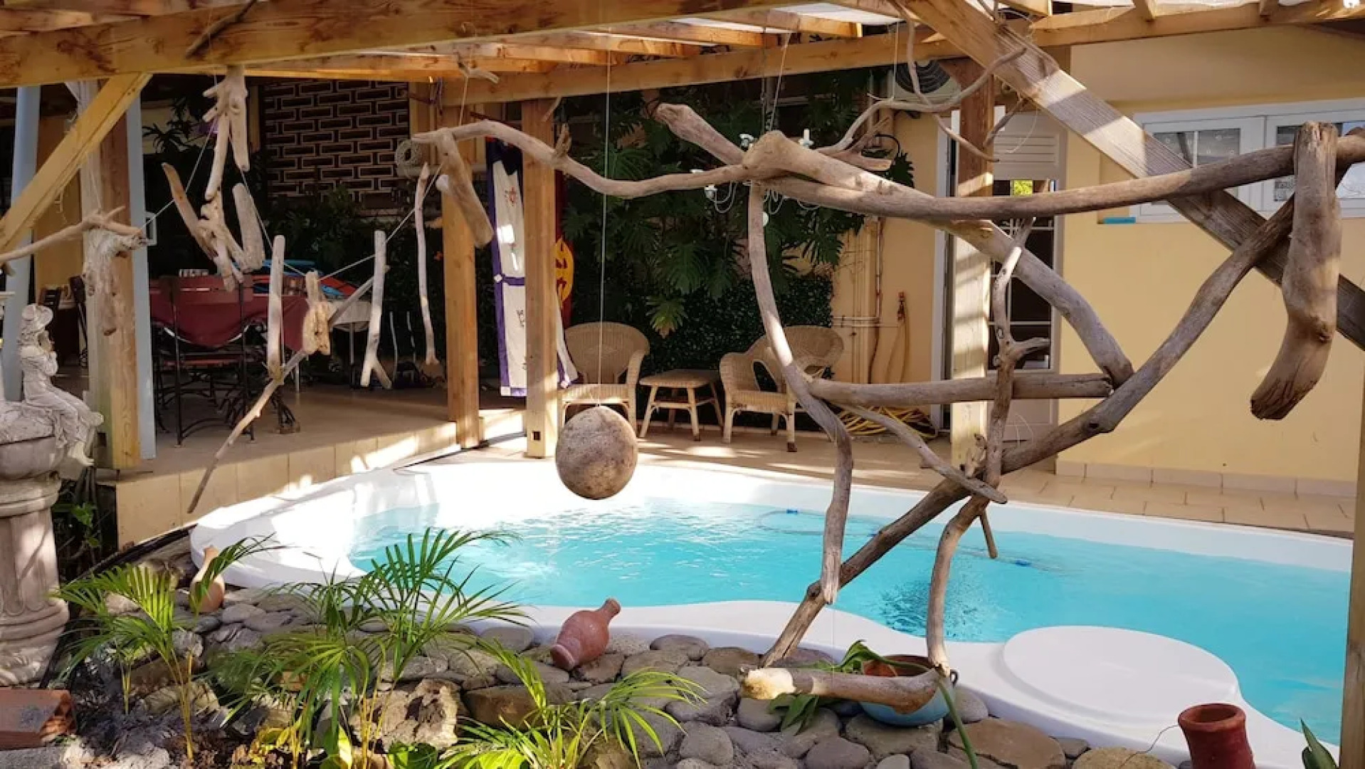 Apartment With one Bedroom in Le Lamentin, With Pool Access, Enclosed