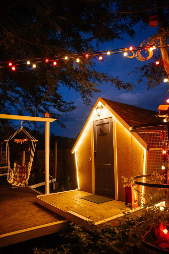 Творческий глэмпинг Скворечник