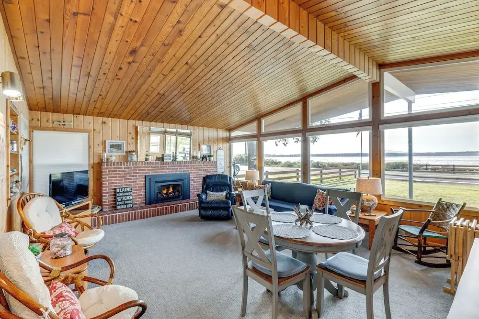 Bayfront Retreat w/ Private Beach in Birch Bay
