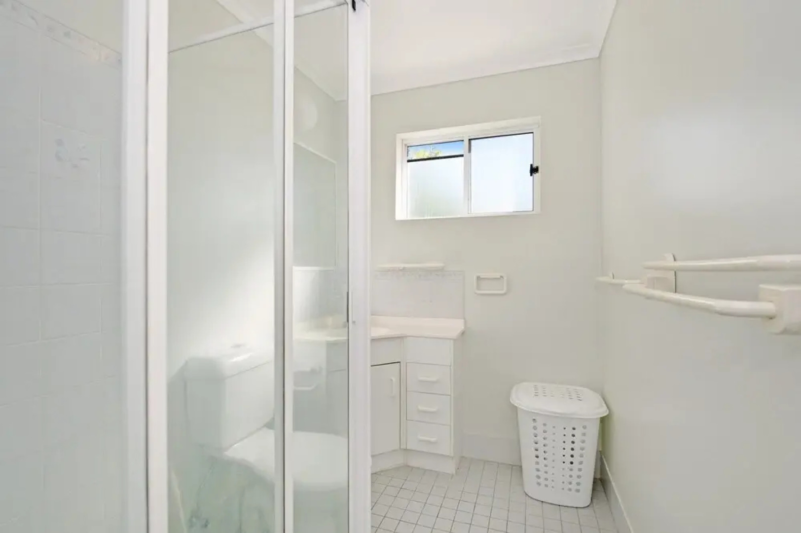 Views of Moreton Island from balcony at Beachside Haven Rickman Pde, Woorim