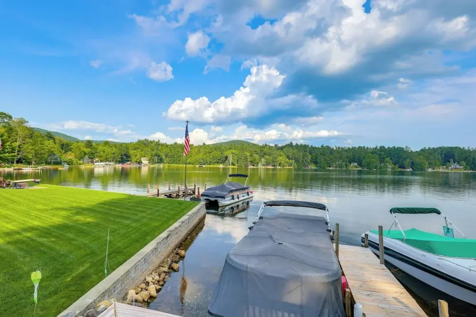 Hadlock Pond Waterfront, Boat Dock: Fort Ann Home!