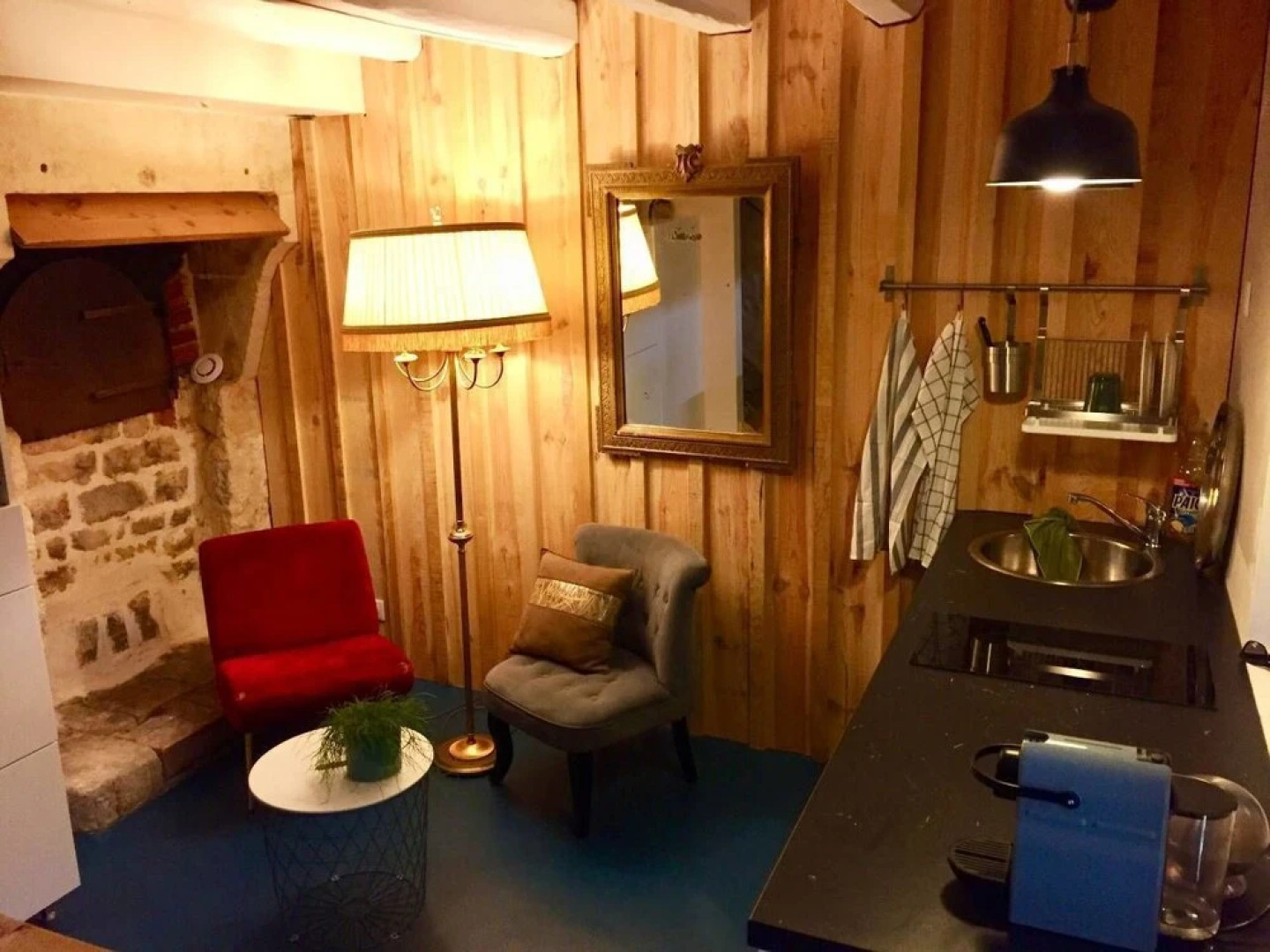 La Grange a Mémé, en pleine nature, Sauna