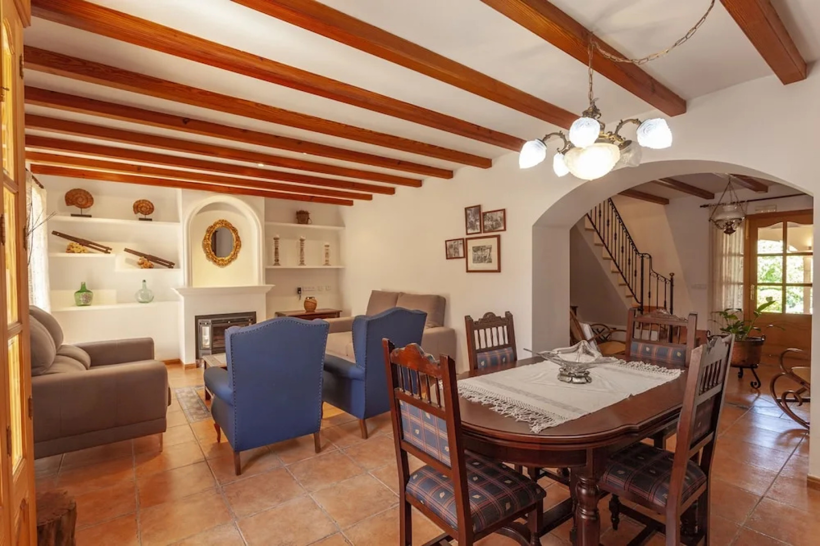 Villa in Can Picafort, Located in the Countryside, Near the Beach, has 5 Bedroom