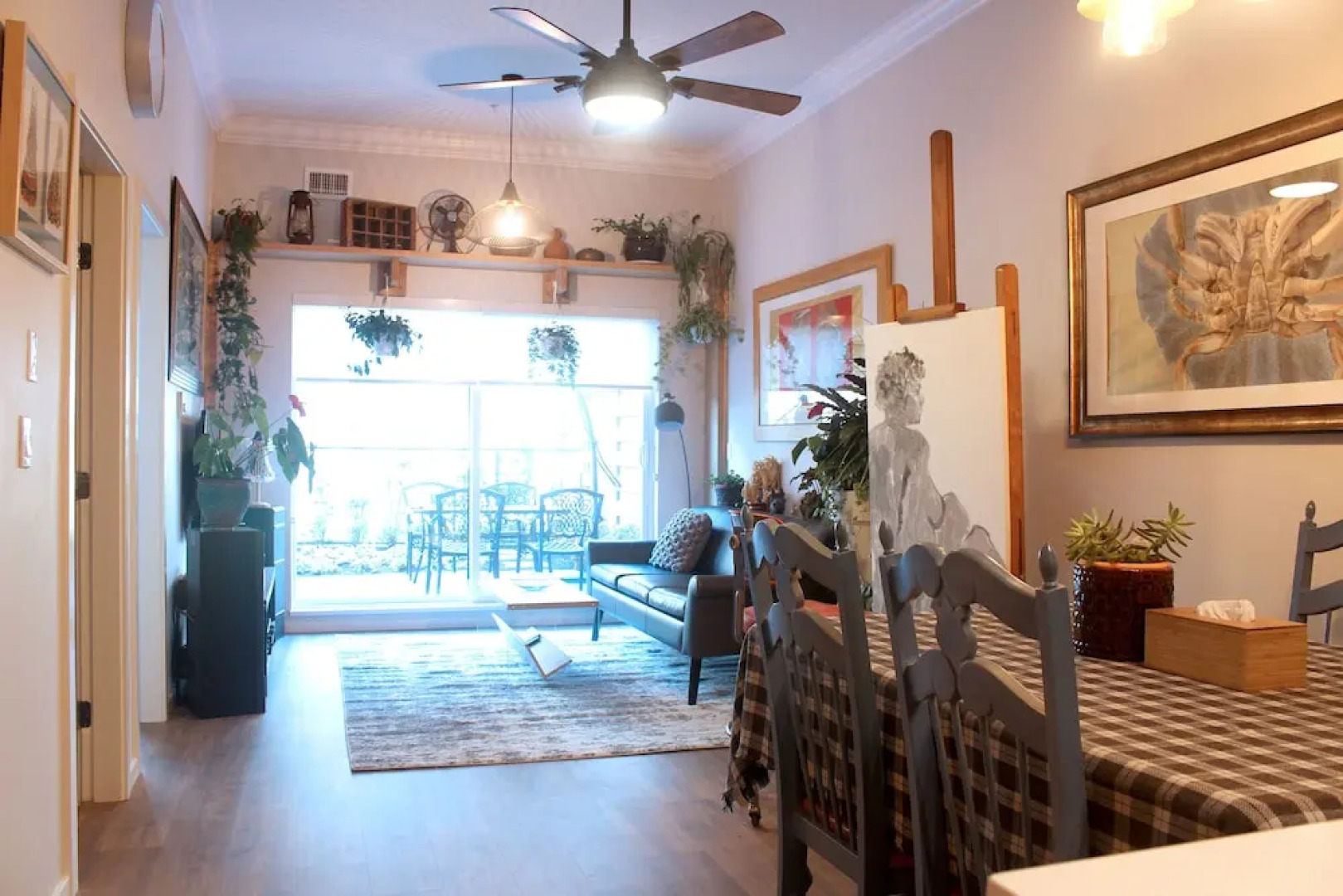 Eclectic Boho-Chic Flat & Patio by Elevate Rooms