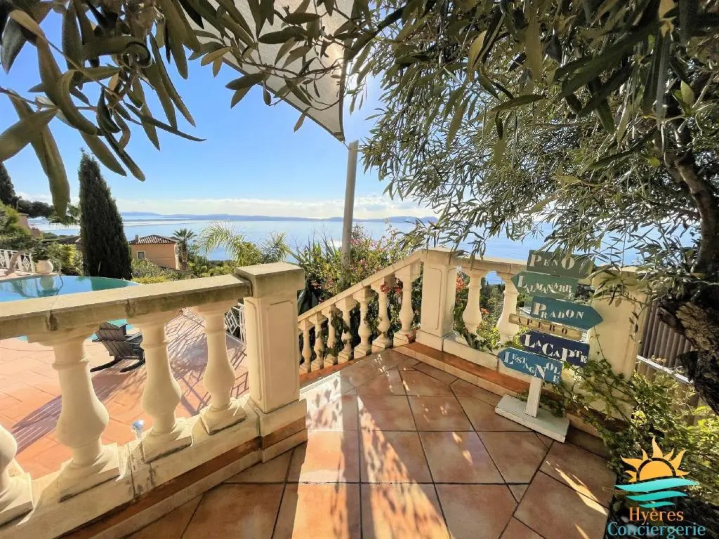 Villa 4*-vue sur les les Iles D'Or-Carqueiranne