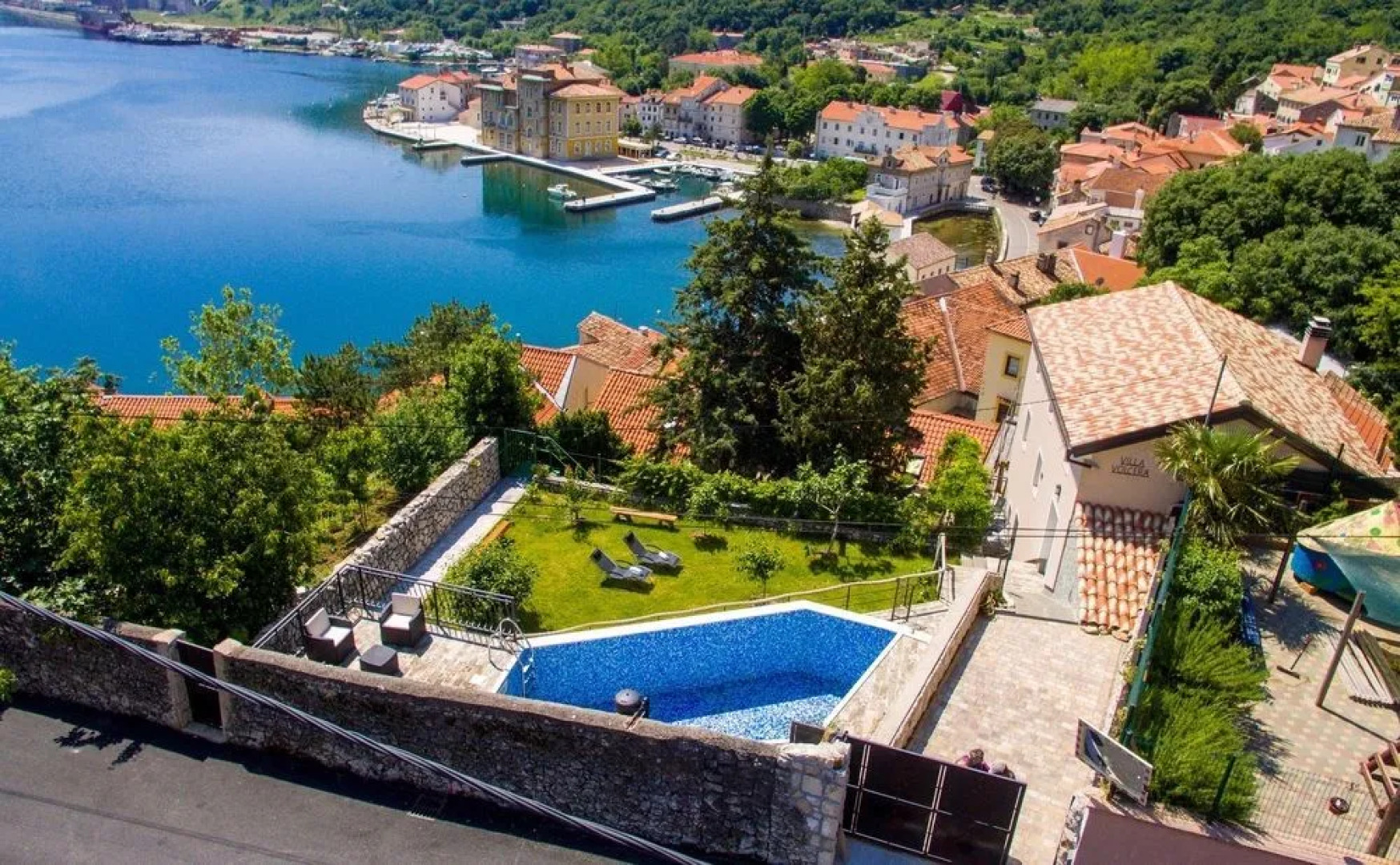 Villa With 3 Bedrooms in Bakar, With Wonderful sea View, Private Pool,