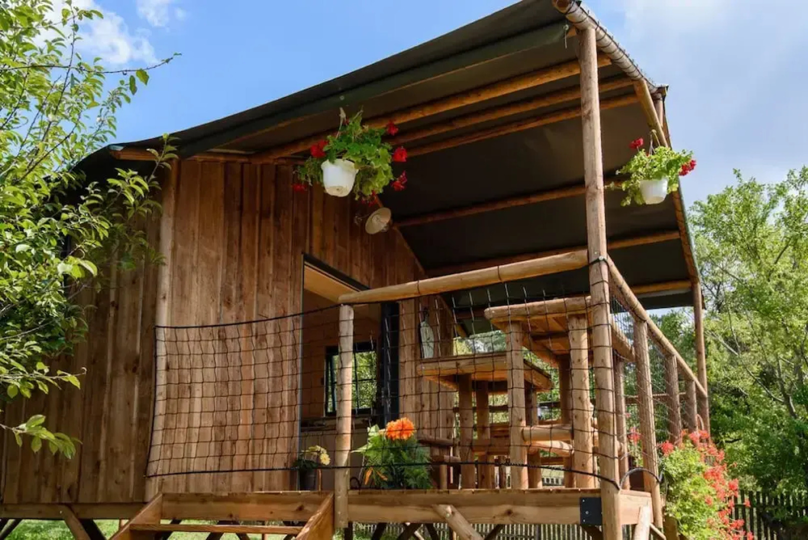 Camping Vieux Vallon Cabane Ardechoise