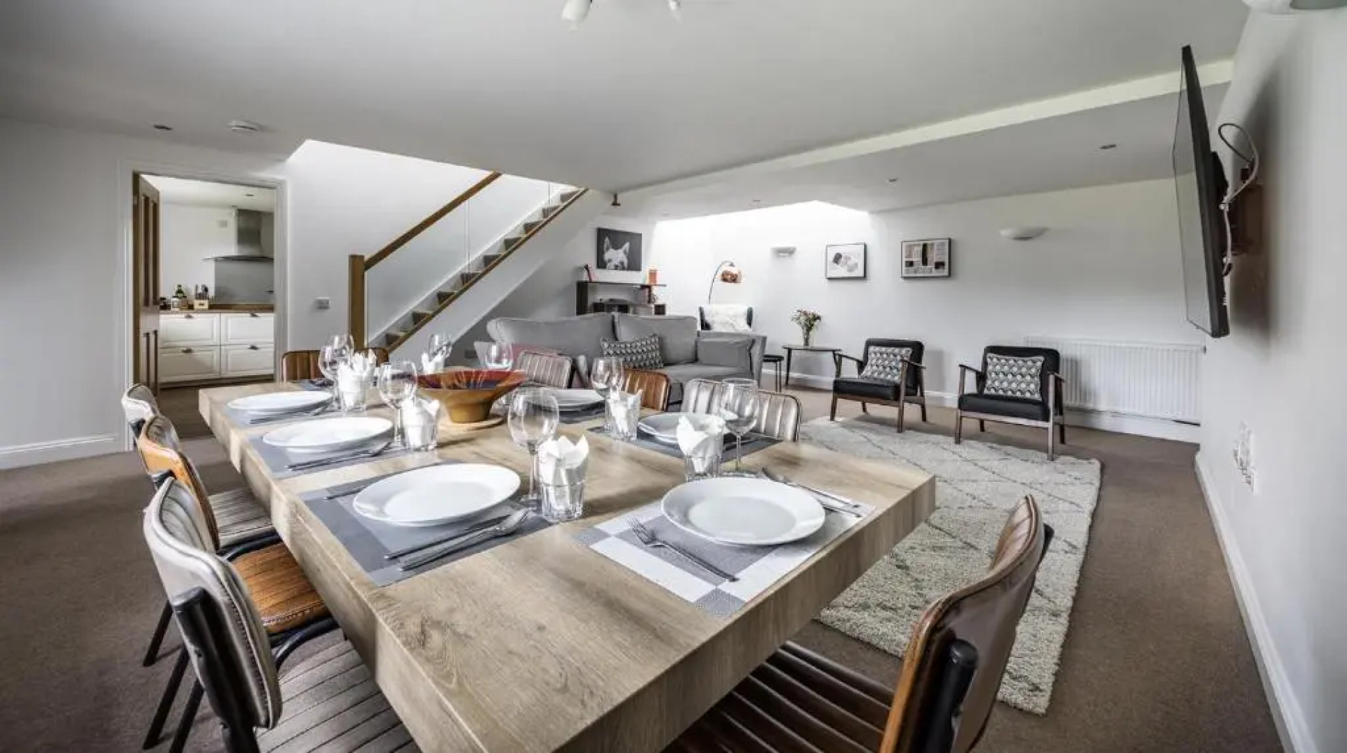 Stunning Large Barn Conversion in Betws Gwerfil Goch -Ty Cerrig Barn