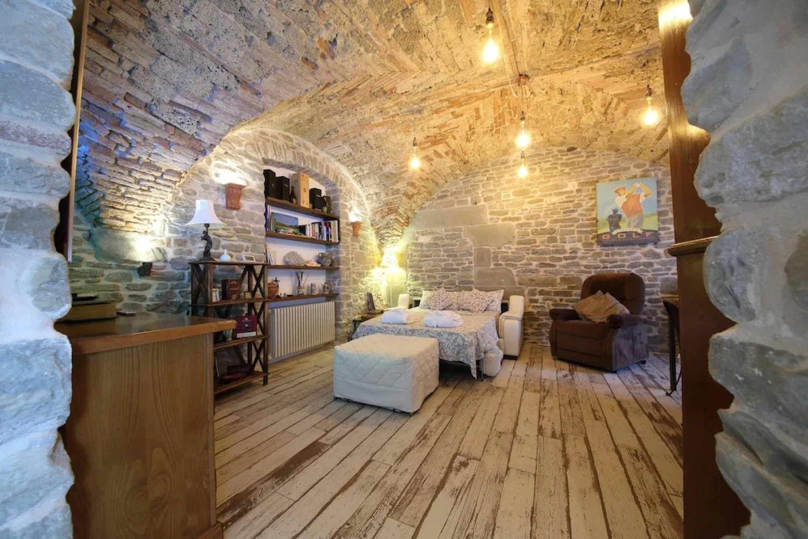 Studio in Popolano, with Wonderful Mountain View, Enclosed Garden And Wifi