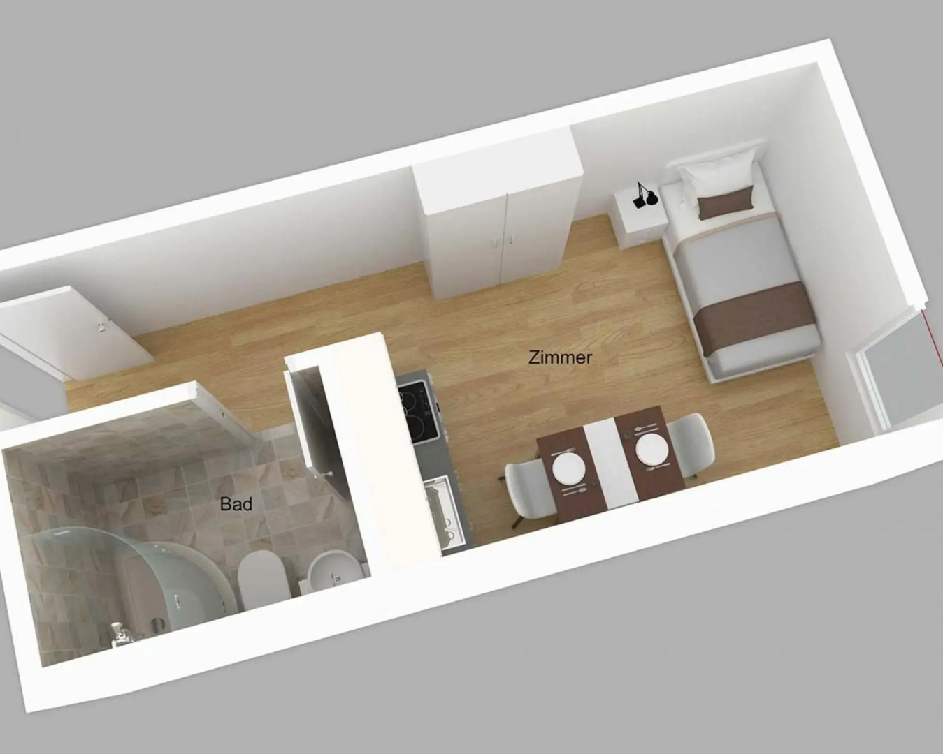 ZIMMERzuVERMIETEN in Deitingen Industriestrasse