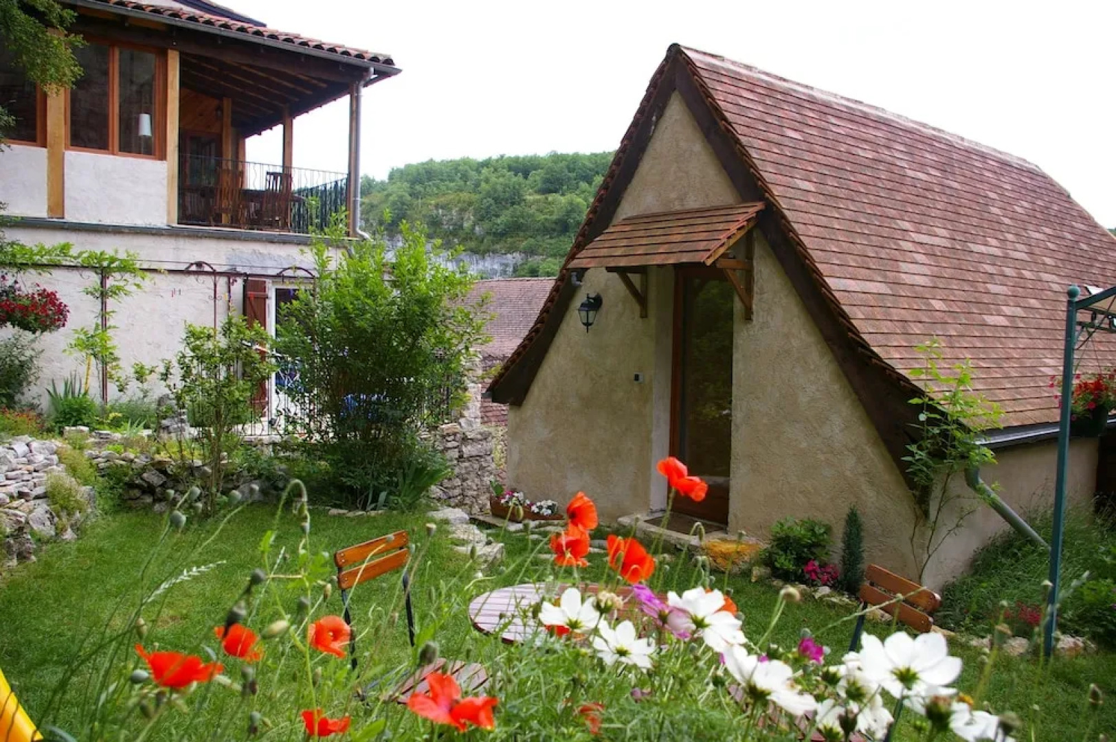 Un jardin dans la falaise