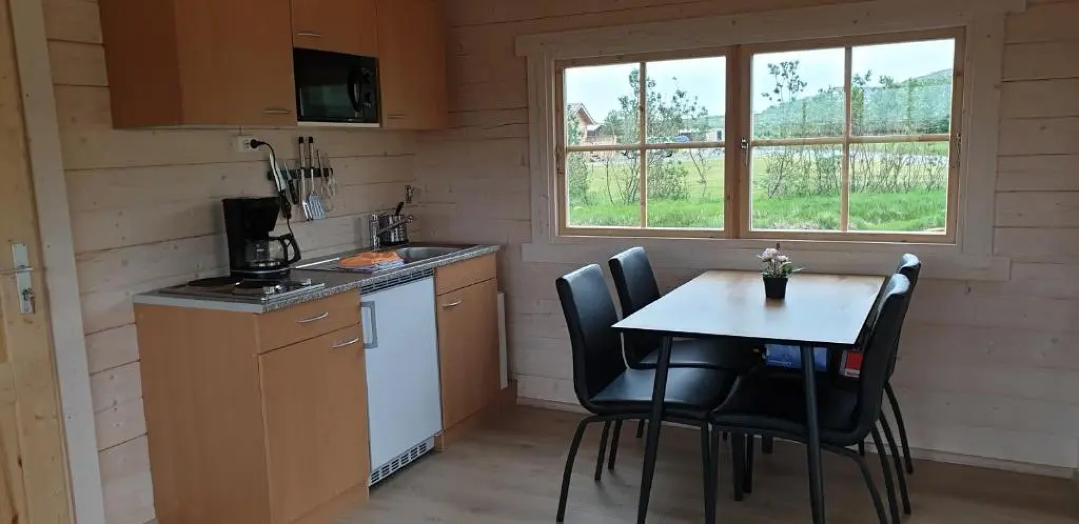 Hvammur 5 with private hot tub