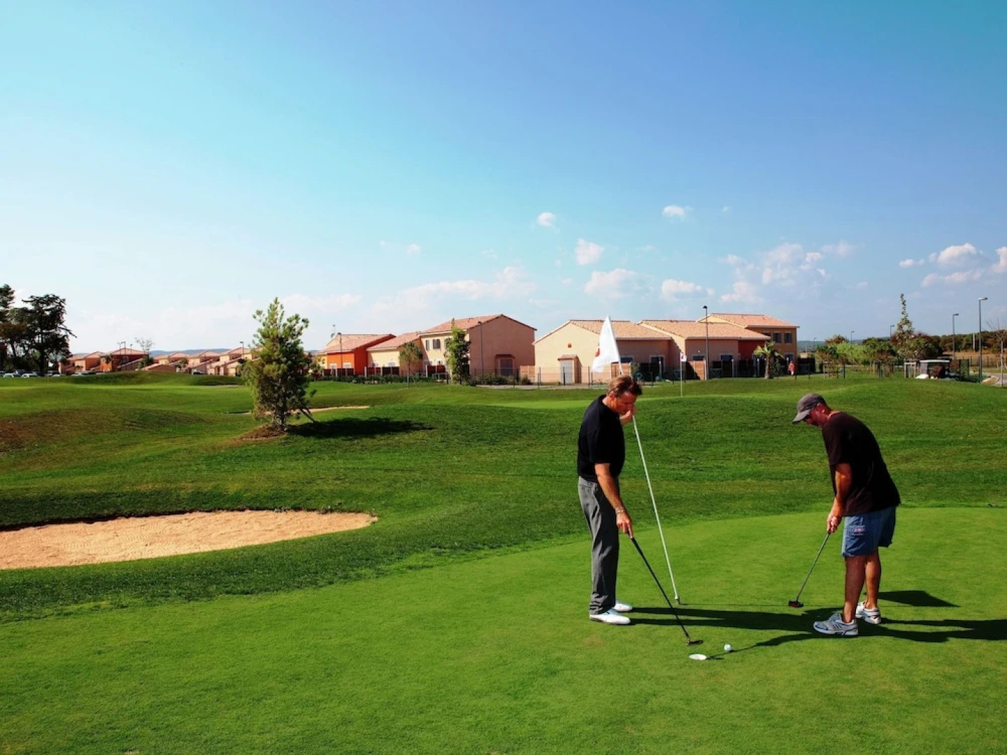 Semi-detached Home in Mediterranean Style, With Nice AC