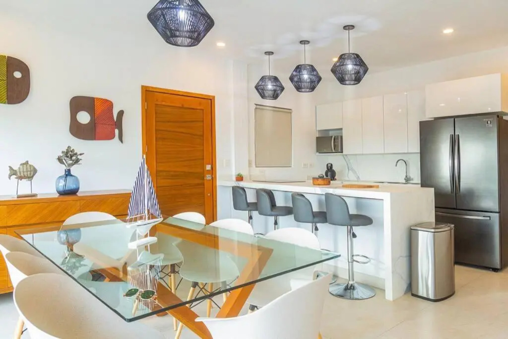 Penthouse-3 recamaras-frente playa-Rooftop-Jacuzzi