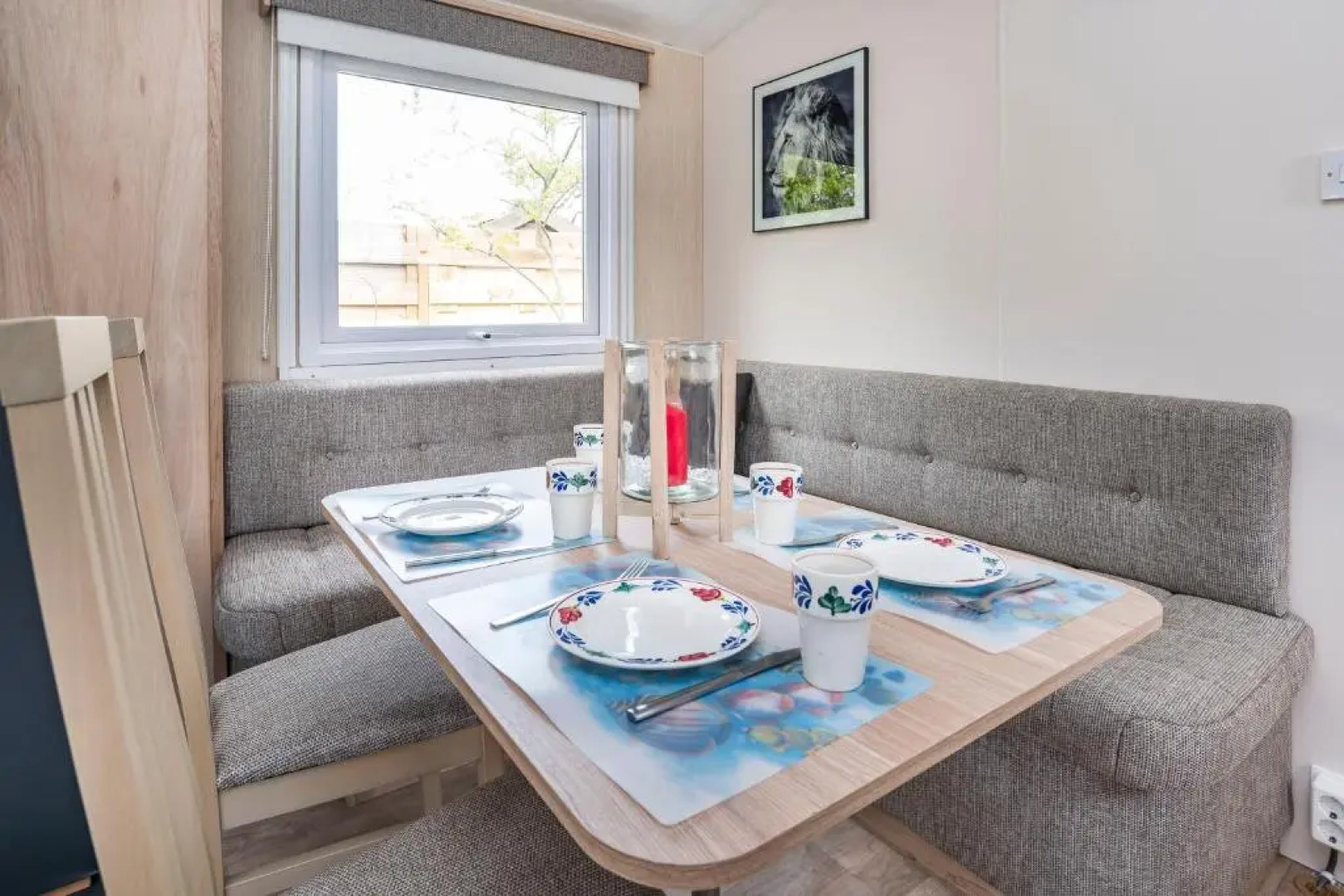 Chalet it Pompebled met wasmachine en droger en zwembad op camping