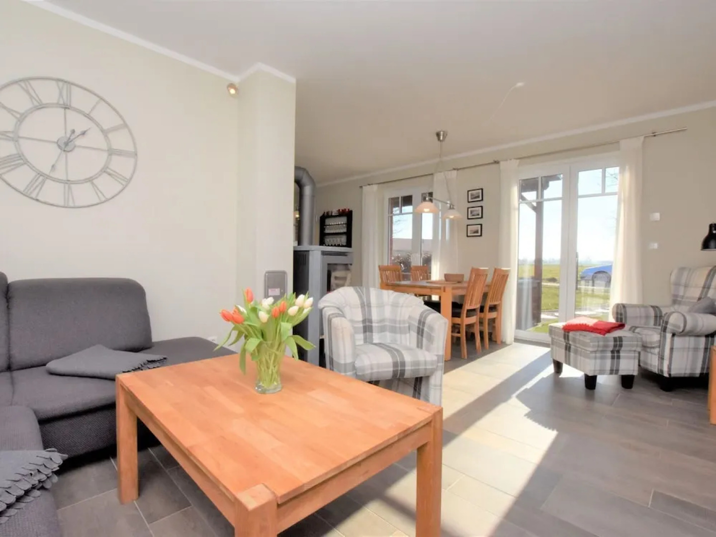 Holiday Home With own Terrace and Fireplace, at the Salzhaff