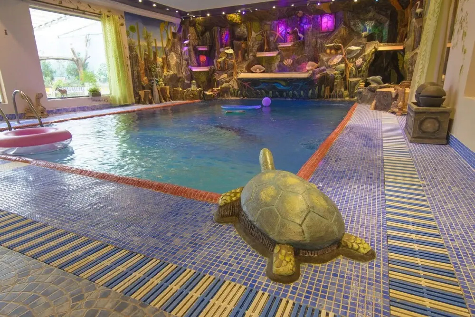 Wooden Water Fall Chalet