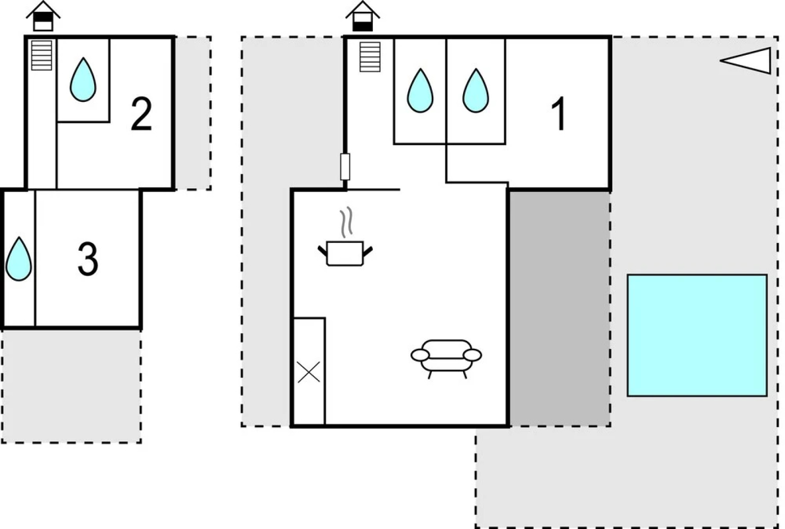 Beautiful Home in Dingac With Wifi and 3 Bedrooms