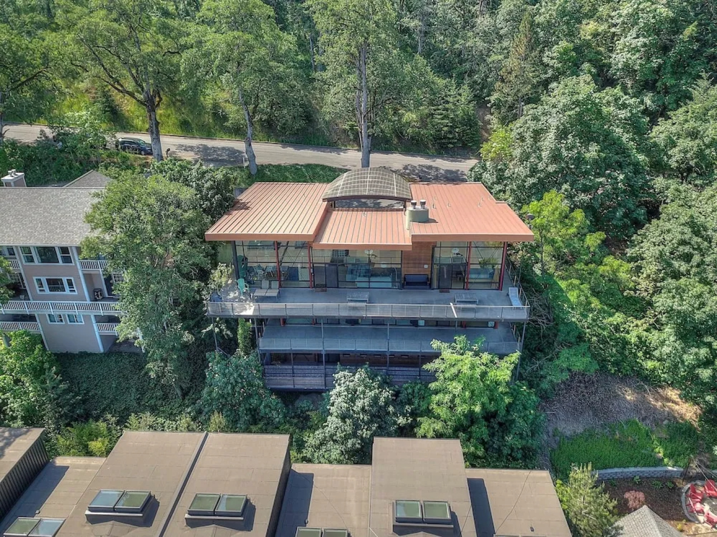 Alizes Modern Home with Views of the Columbia River Gorge by RedAwning