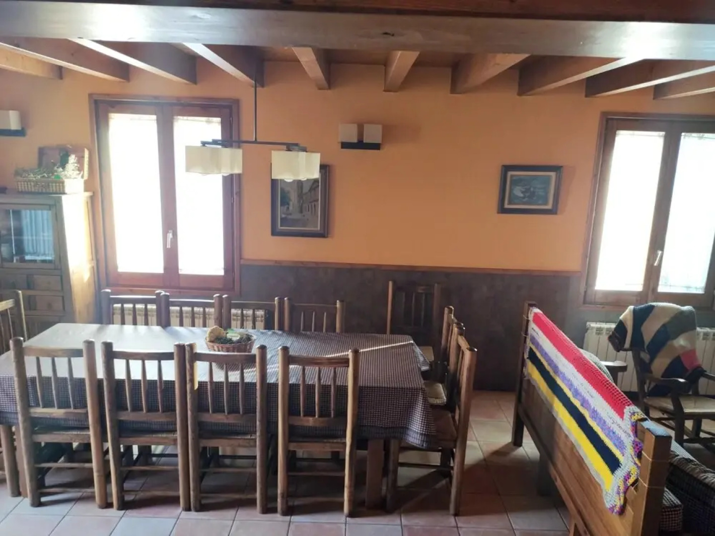 Appealing holiday home in Ogassa with patio