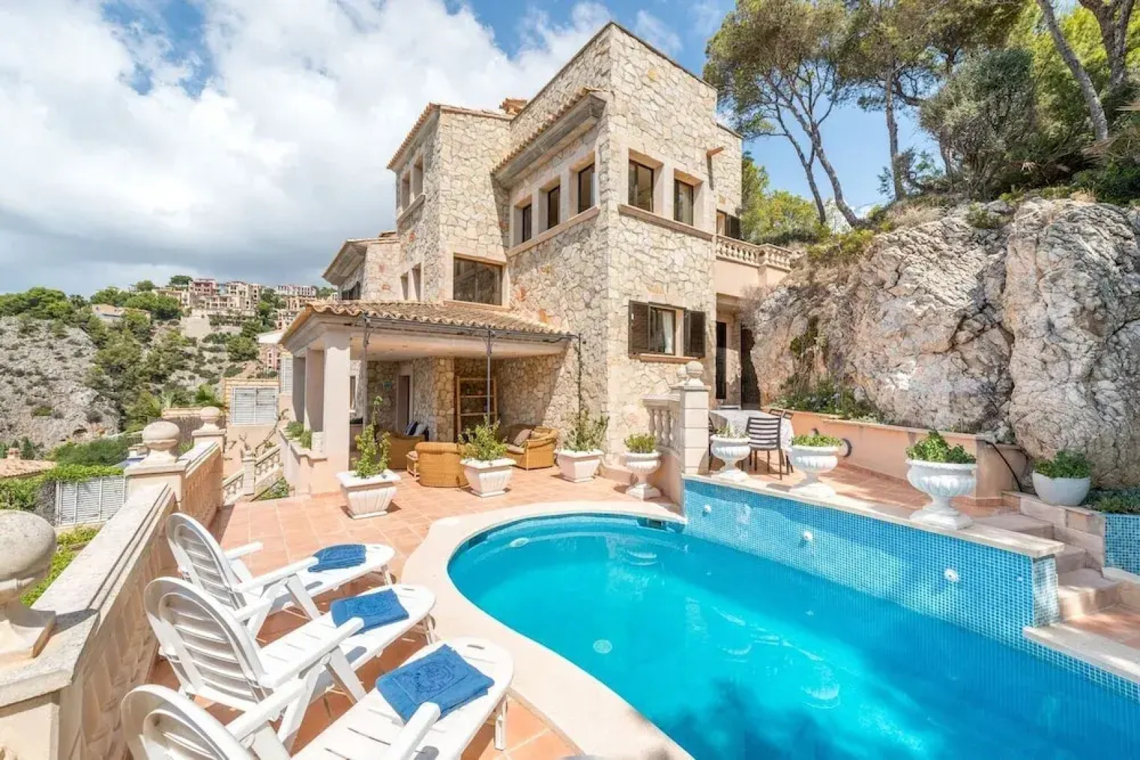 With Panoramic Views On The Sea - Villa Cala Llamp