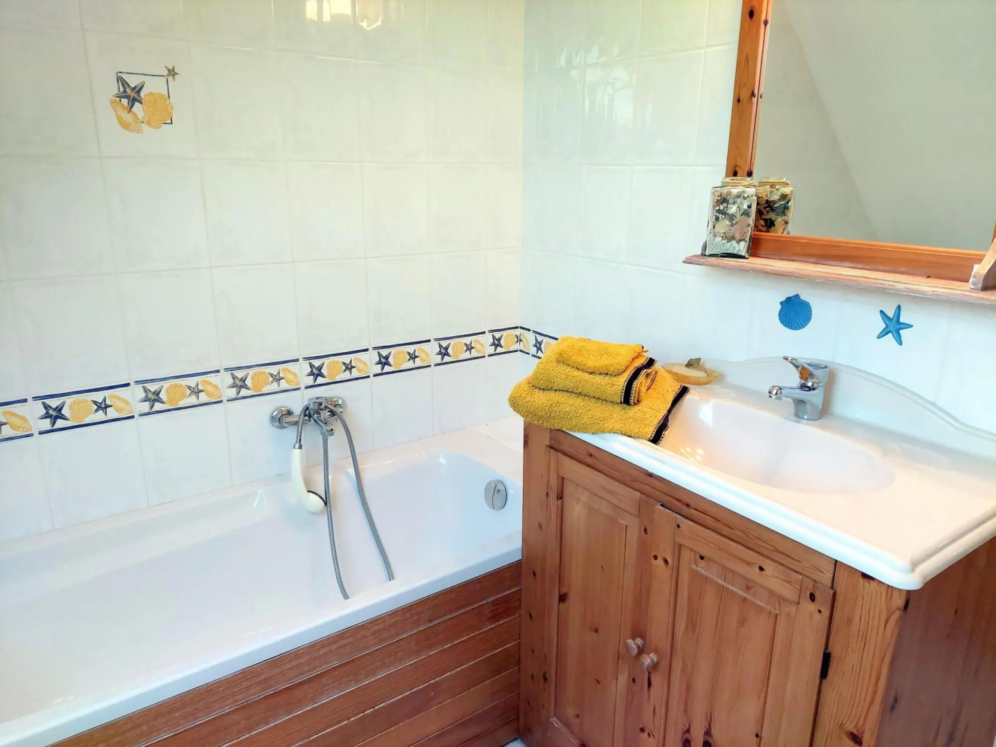 Granite stone house with fireplace, Plouguerneau