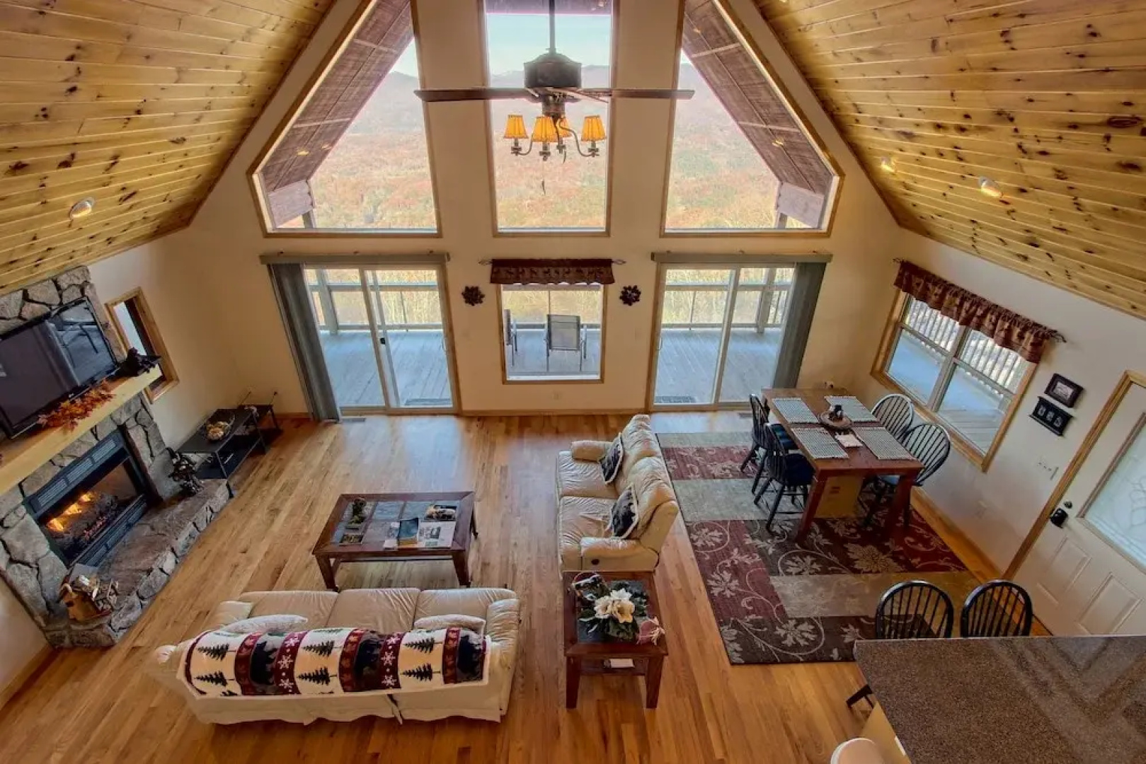 The Blue Ridge Mountain Top Cabin