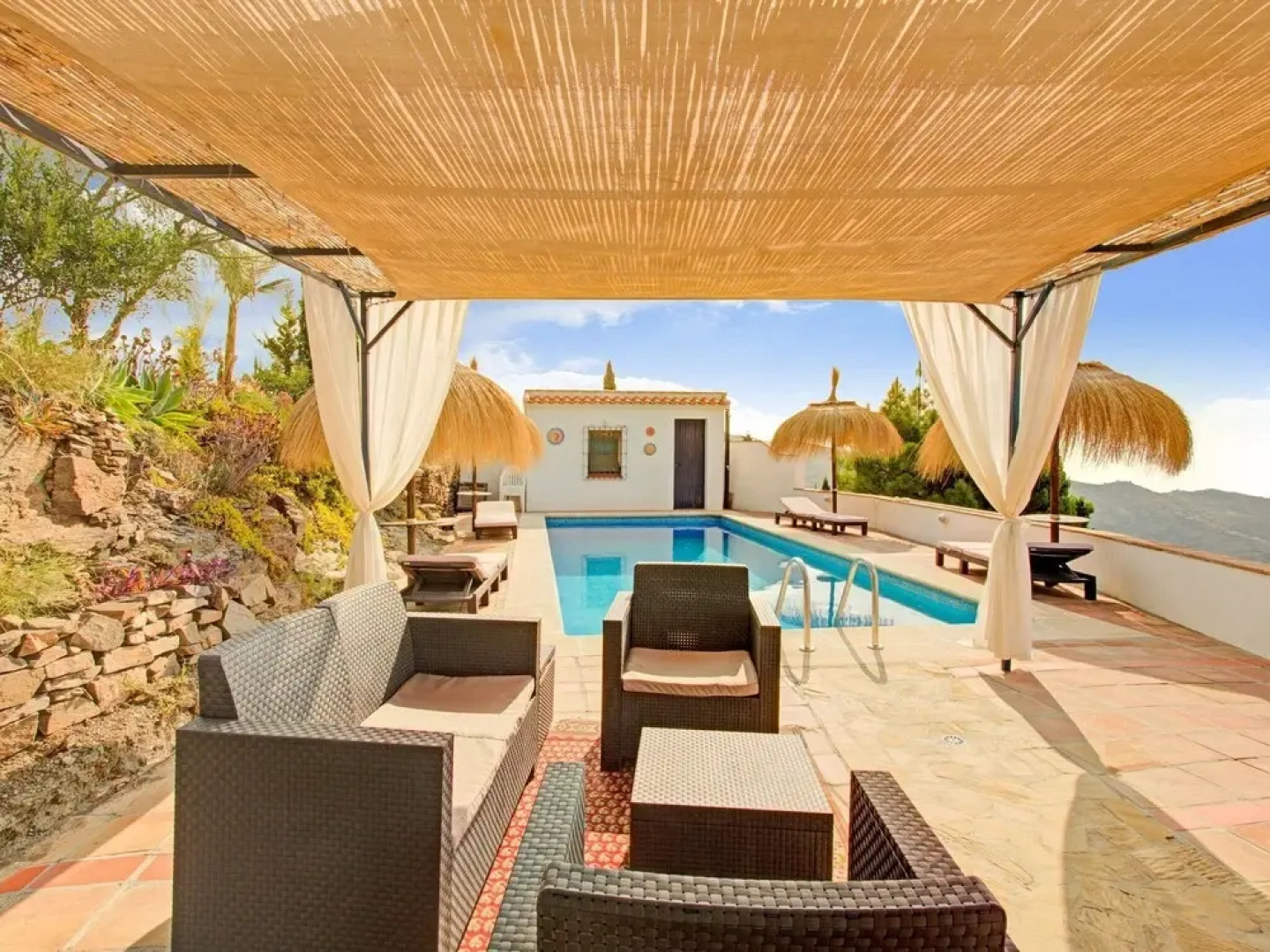 Serene Holiday Home in Sayalonga With Private Pool