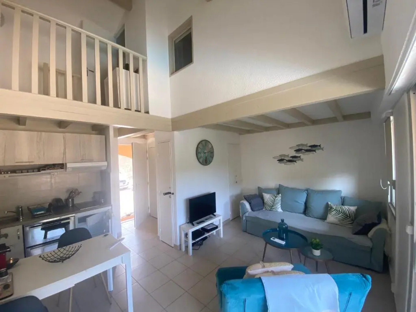 Golfe St Tropez Magique T2 duplex vue mer piscine, garage