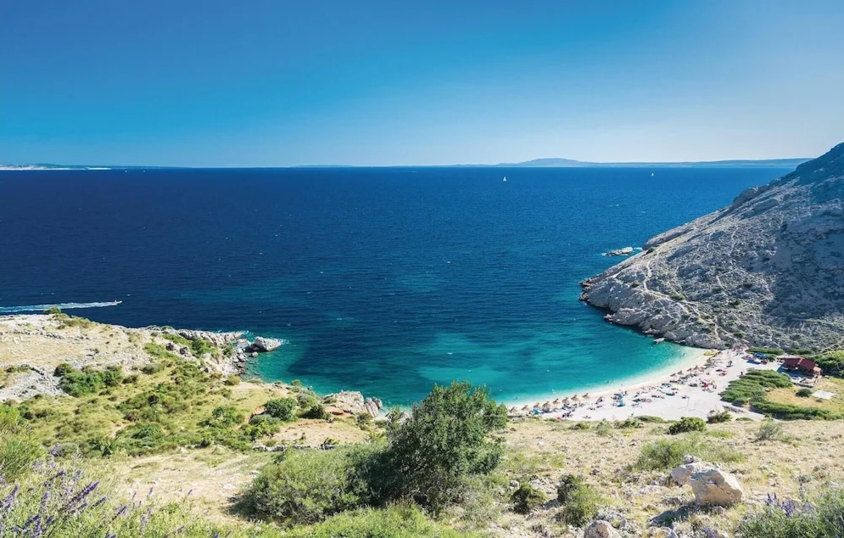 Stunning Apartment in Stara Baska With 1 Bedrooms and Wifi