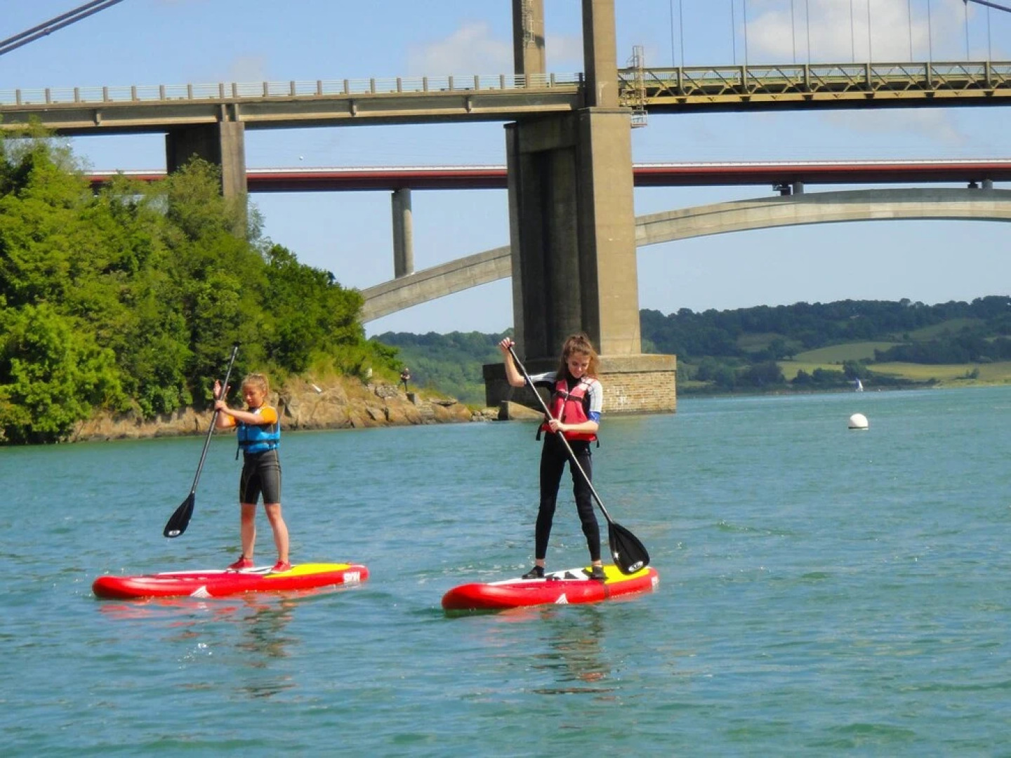 House Between River and Ocean With Pretty Garden in Brittany