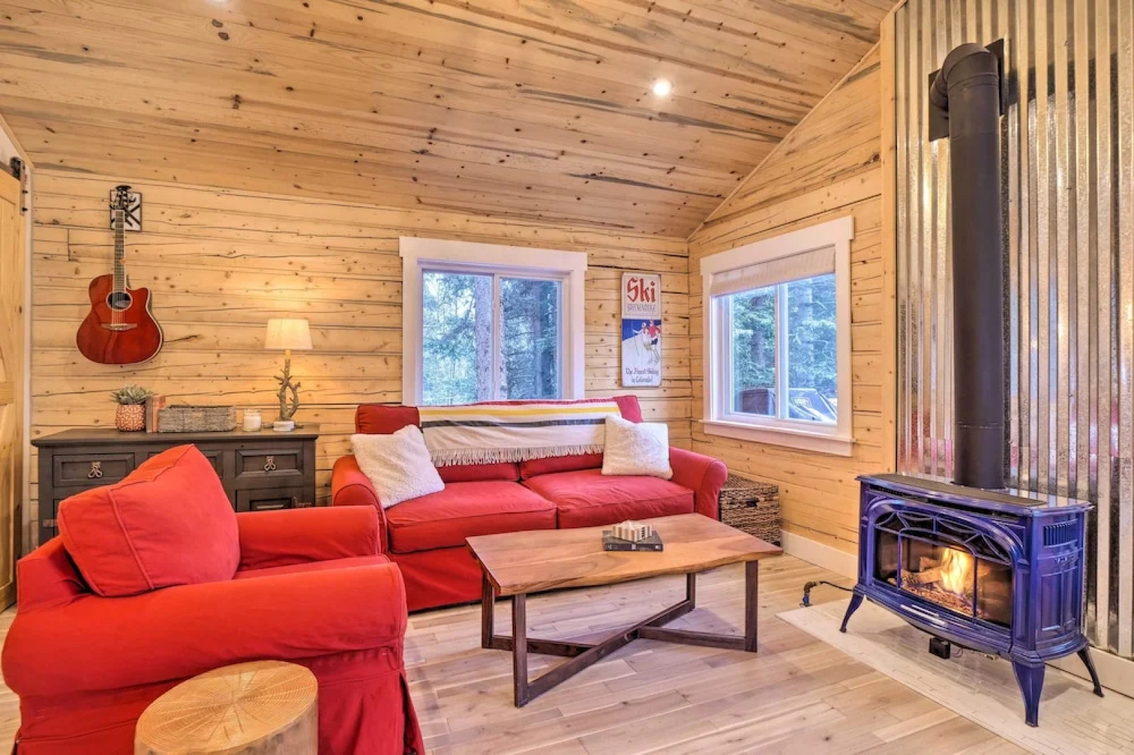 Picturesque Alma Log Cabin w/ Deck & Grill!