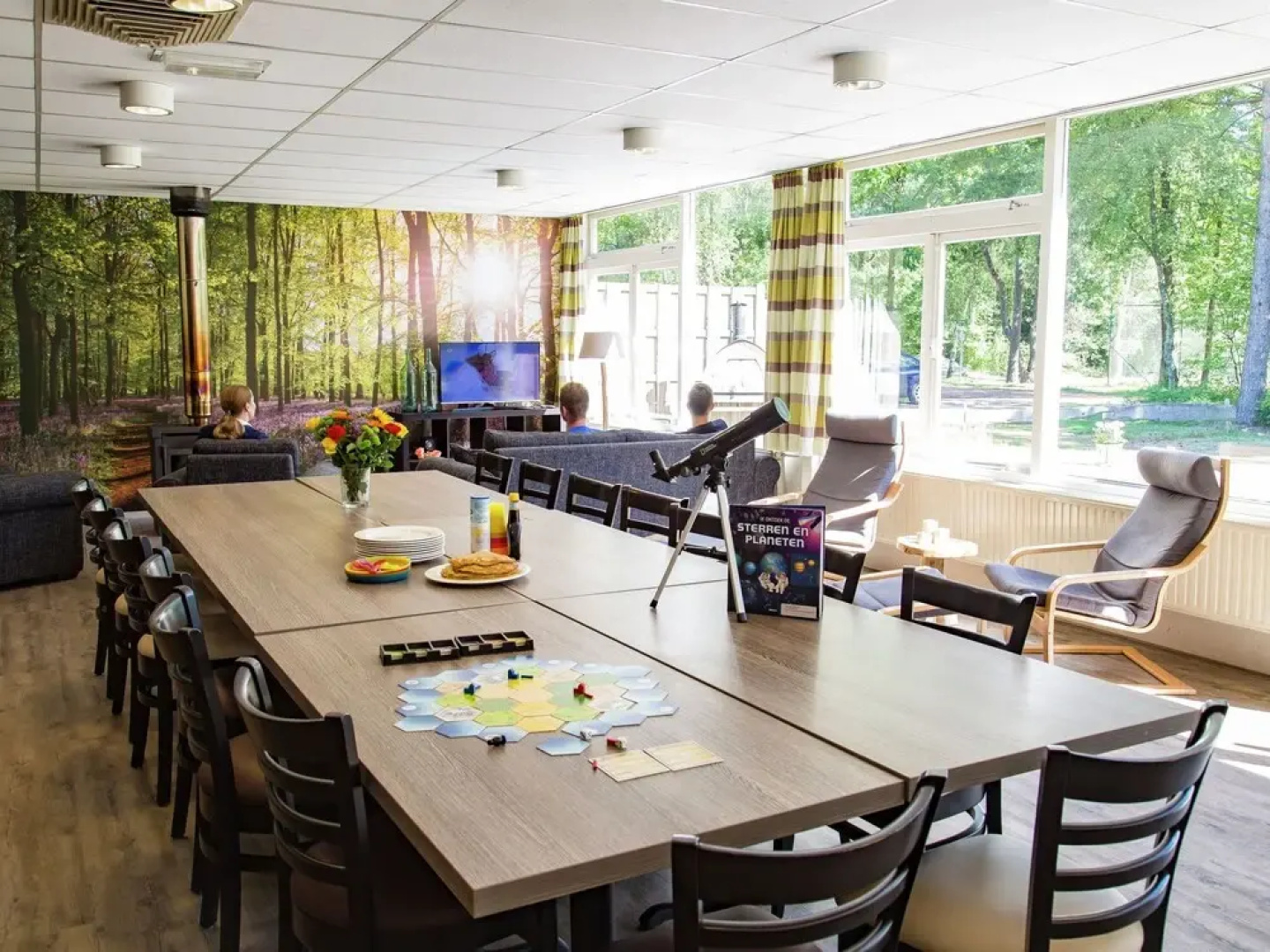Group Accommodation Near Assen With Barbecue and Fireplace
