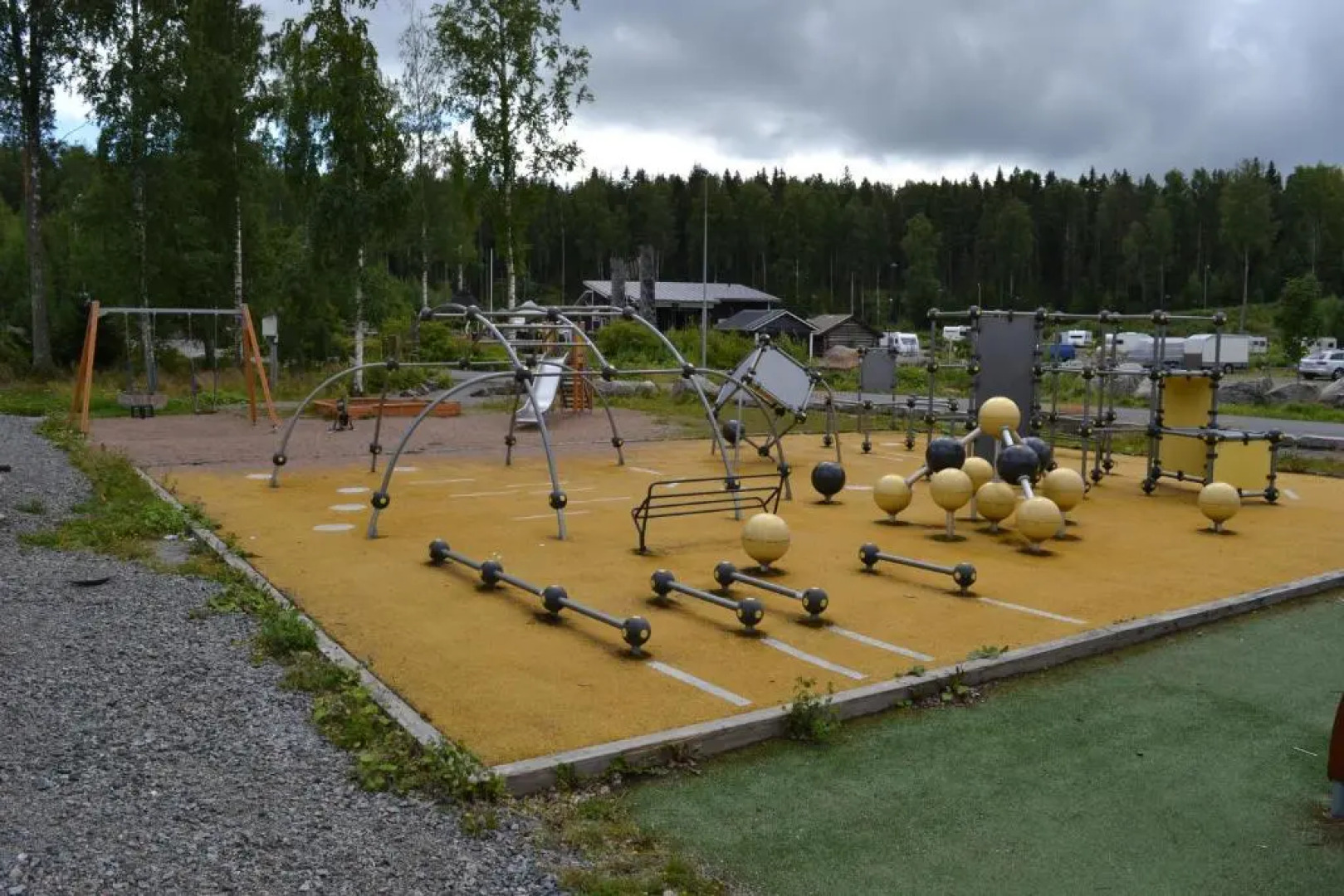 Comfortable hotel room at Ellivuori Resort