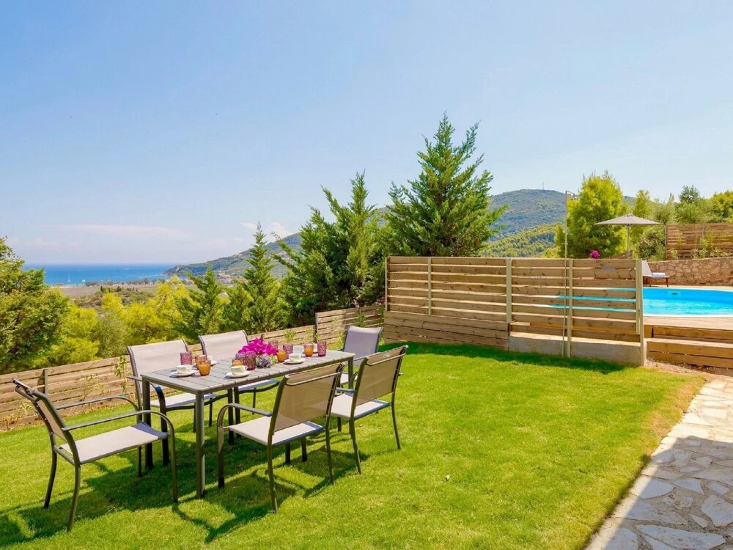 Beautiful Luxury Villa, Private Pool, Panoramic View on Ionian Sea, Zakynthos