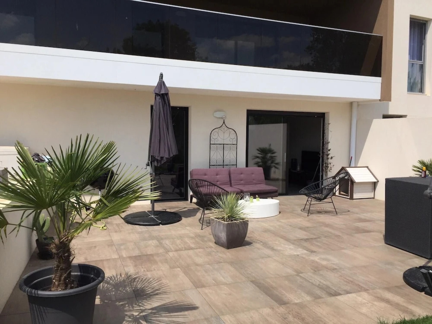 Apartment With one Bedroom in Lattes, With Pool Access, Enclosed Garden and Wifi - 5 km From the Beach