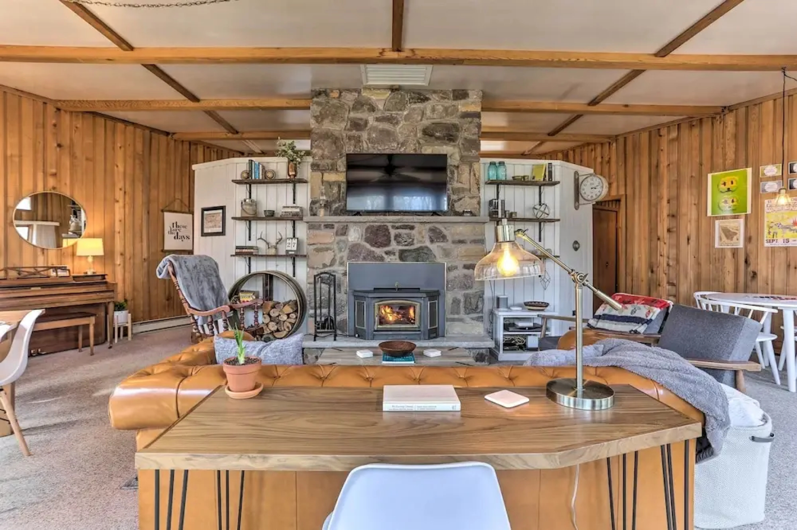 Walk to Big Bass Lake: Family Home w/ Deck!