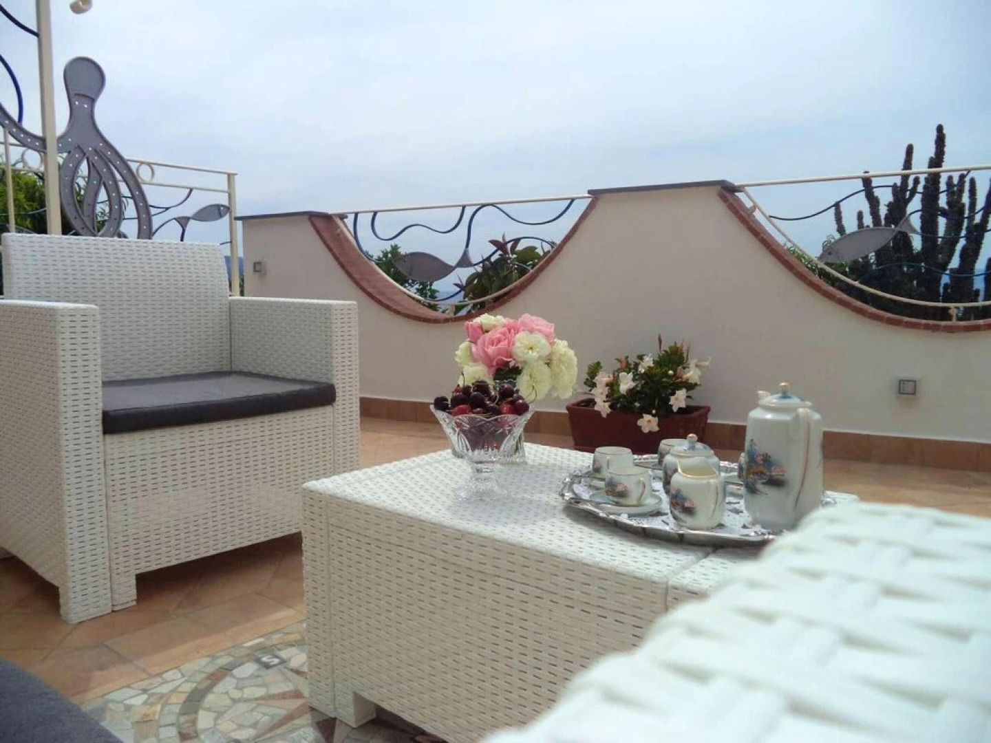House With 2 Bedrooms in Marciano, With Wonderful sea View, Furnished Terrace and Wifi - 500 m From the Beach