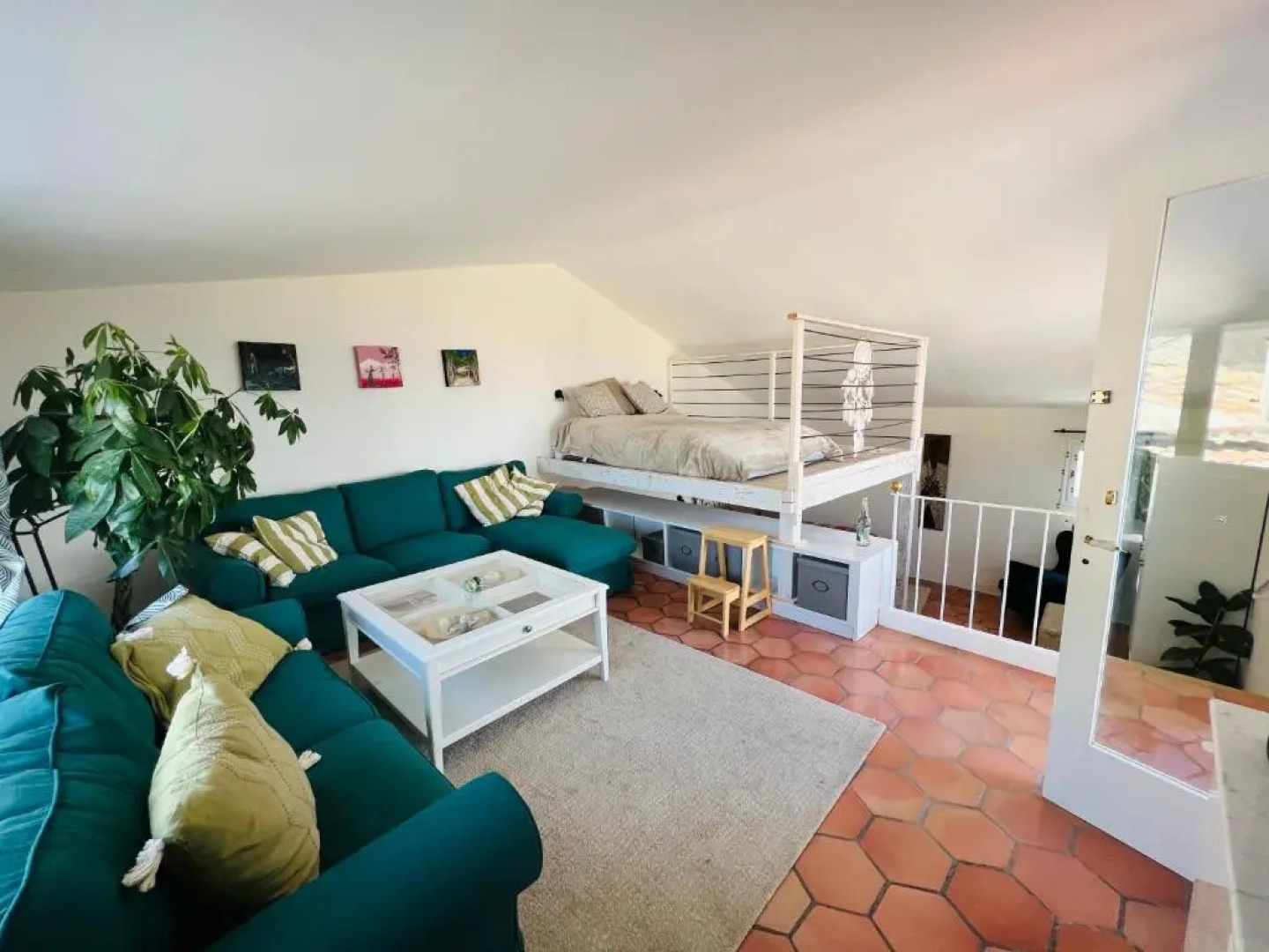 Penthouse Studio Privée Couple ou Famille- La Maison Searle à Tourtour