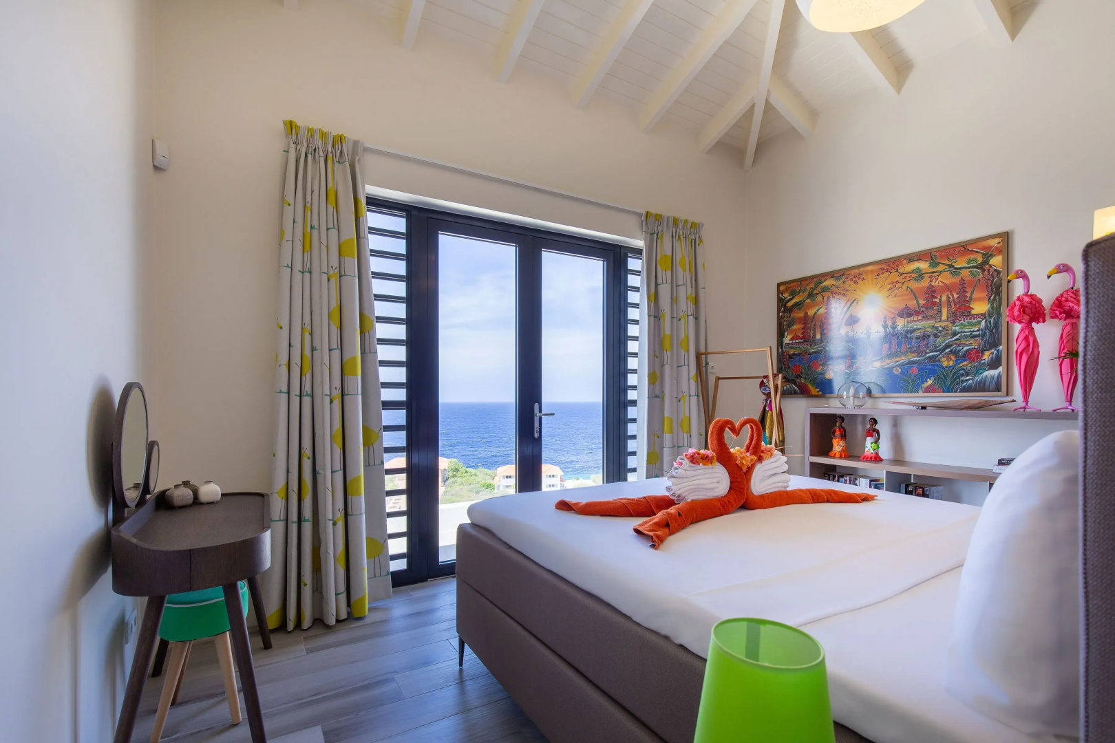 270 Ocean View From Private Infinity Pool - Colourful & Modern Villa